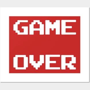 Game over Posters and Art
